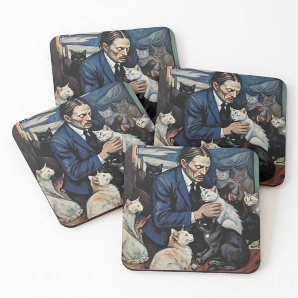 Item preview, Edvard Munch and a Bunch-a Cats designed and sold by vwcallais.