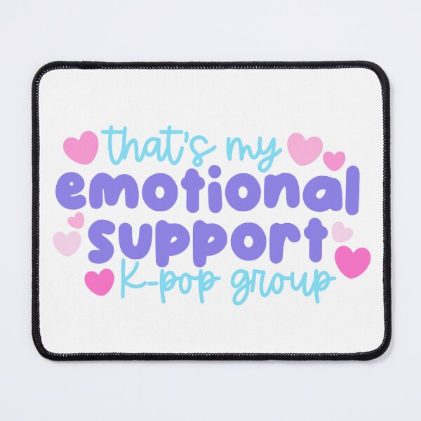 Item preview, emotional support kpop group designed and sold by natashacole.
