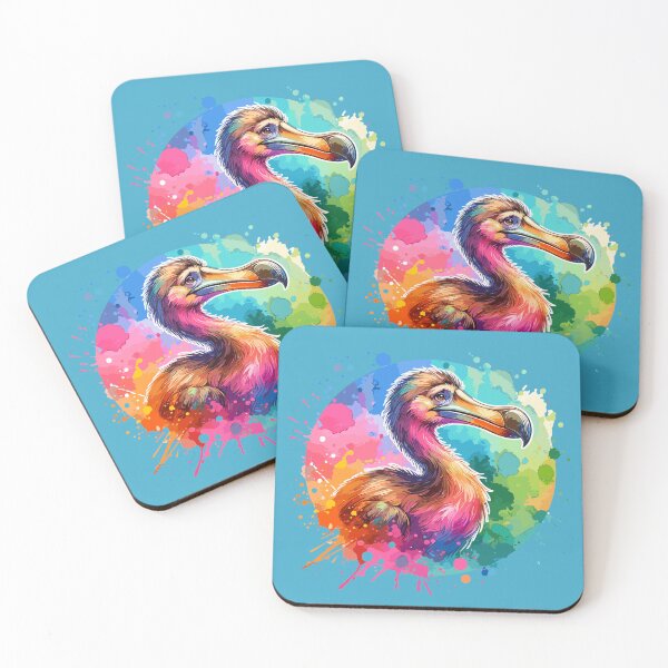 Item preview, Colorful Watercolor Dodo Bird designed and sold by RayCrimson.