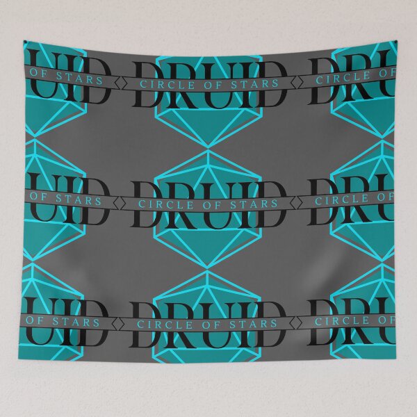 Item preview, Light Blue Circle of Stars Druid designed and sold by Marissa Brown.