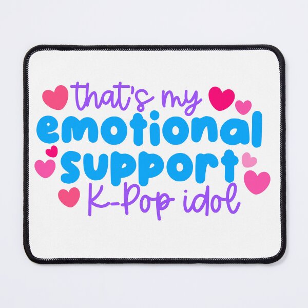 Item preview, emotional support kpop idol designed and sold by natashacole.