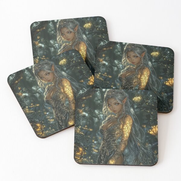 Item preview, Enchanted Glow: The Woodland Elf designed and sold by oanaunciuleanu.