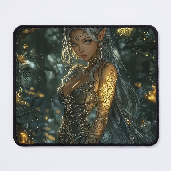Item preview, Enchanted Glow: The Woodland Elf designed and sold by oanaunciuleanu.