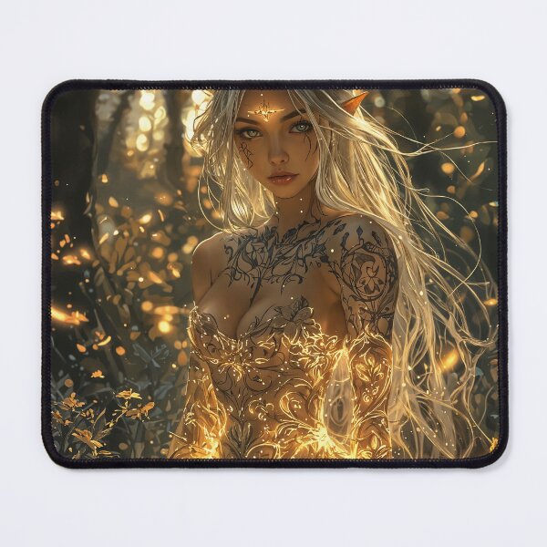 Item preview, Enchanted Glow: The Woodland Elf designed and sold by oanaunciuleanu.
