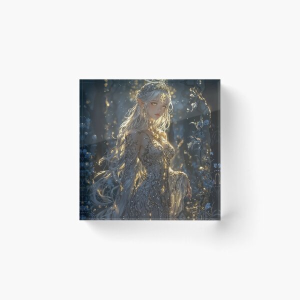 Item preview, Enchanted Glow: The Woodland Elf designed and sold by oanaunciuleanu.
