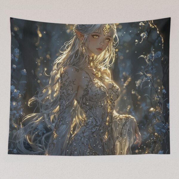 Item preview, Enchanted Glow: The Woodland Elf designed and sold by oanaunciuleanu.