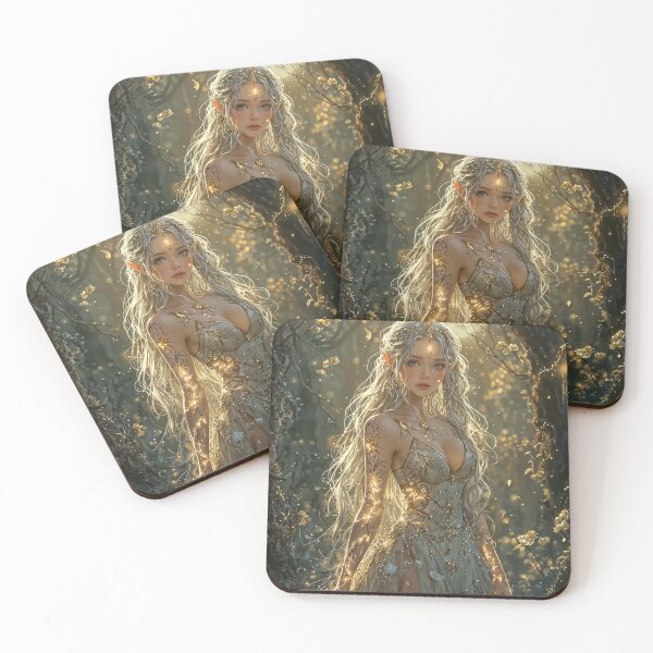 Item preview, Enchanted Glow: The Woodland Elf designed and sold by oanaunciuleanu.