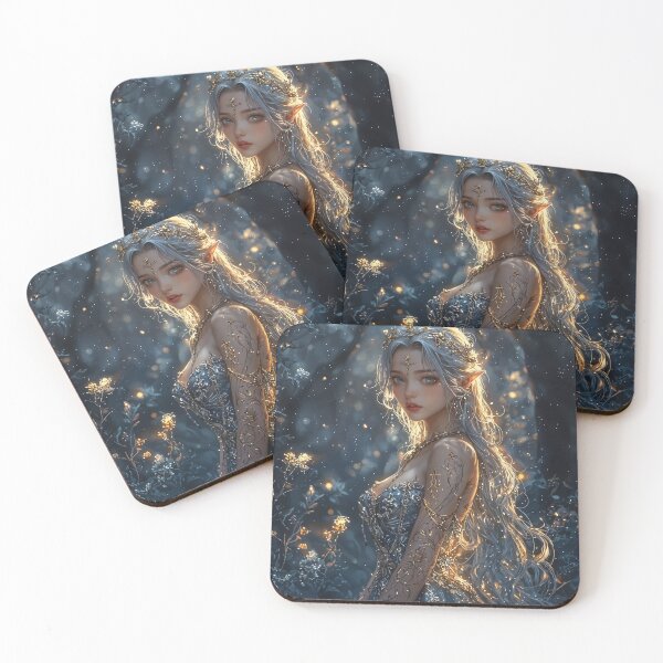 Item preview, Enchanted Glow: The Woodland Elf designed and sold by oanaunciuleanu.