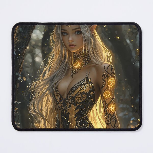 Item preview, Enchanted Glow: The Woodland Elf designed and sold by oanaunciuleanu.