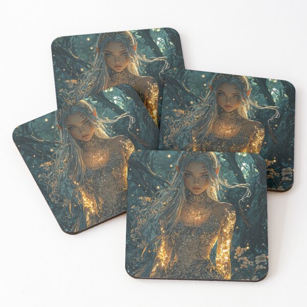 Item preview, Enchanted Glow: The Woodland Elf designed and sold by oanaunciuleanu.