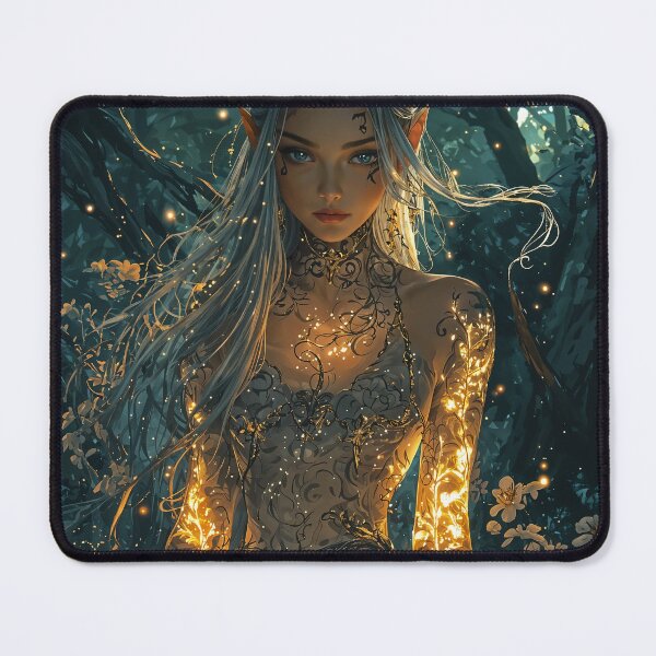 Item preview, Enchanted Glow: The Woodland Elf designed and sold by oanaunciuleanu.