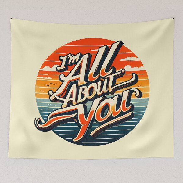 Item preview, I'm all about you, typography designed and sold by maxmaj.