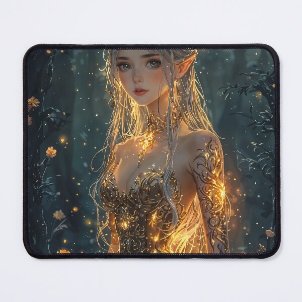 Item preview, Enchanted Glow: The Woodland Elf designed and sold by oanaunciuleanu.