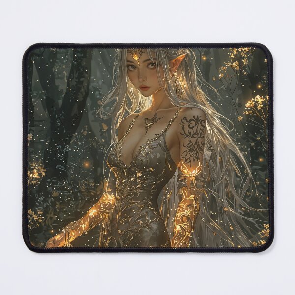 Item preview, Enchanted Glow: The Woodland Elf designed and sold by oanaunciuleanu.
