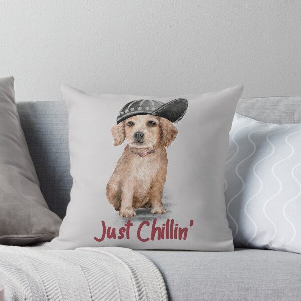 Artikelvorschau, Einfach Chillin' Dog entworfen und verkauft von HappyLifeCreate.