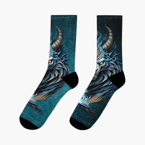 Item preview, A fierce blue animal designed and sold by nicky2342.