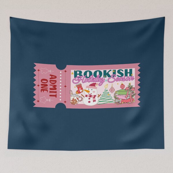 Item preview, Bookish holiday season ticket - Admit one designed and sold by Neadoodles.