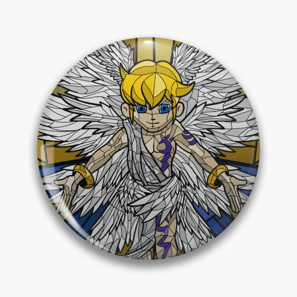Item preview, Lucemon Stained Glass designed and sold by innergeekdesign.