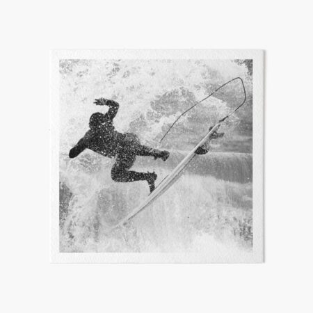 Artikel-Vorschau von Quadratisches Format Monochrom Surf 10, designt und verkauft von Aaron  Kinzer.