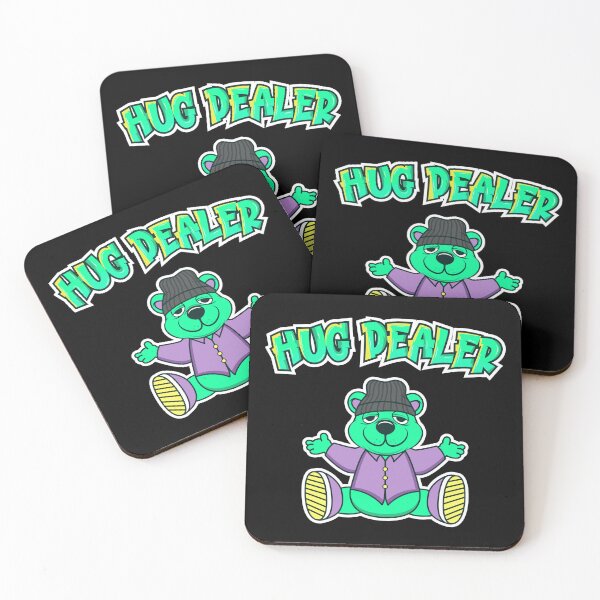 Item preview, HUG DEALER - Funny Urban Bear Smiling Giving Hugs designed and sold by Darling DeDe.