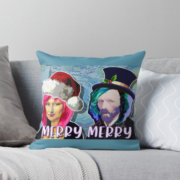 Artikelvorschau, Merry Merry – Feiern Sie die Feiertage mit einer Parodie von Mona und Van Gogh entworfen und verkauft von dpenn.