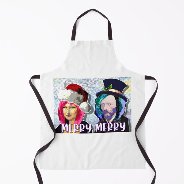 Item preview, Merry Merry - Celebrate the holidays with Mona and Van Gogh Parody designed and sold by dpenn.