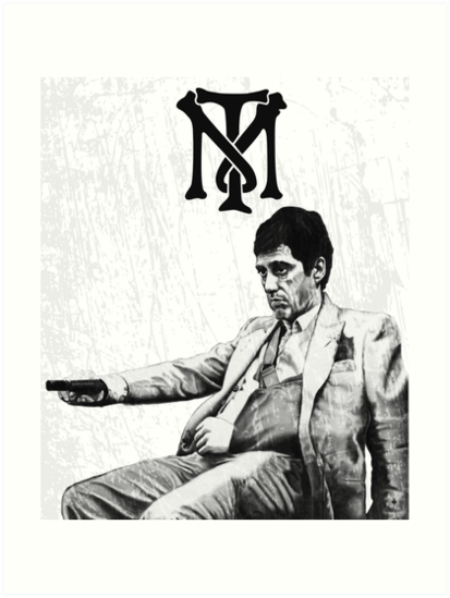 "Scarface" Art Print by Practitionerz | Redbubble