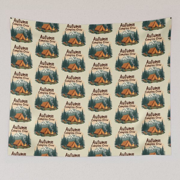Item preview, Autumn Camping Crew designed and sold by  MAD's Recreation Studio.