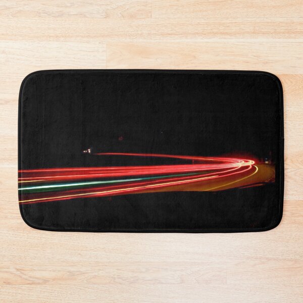 Item preview, Light trails, night scape, curvy country roads , designed and sold by aadventures.