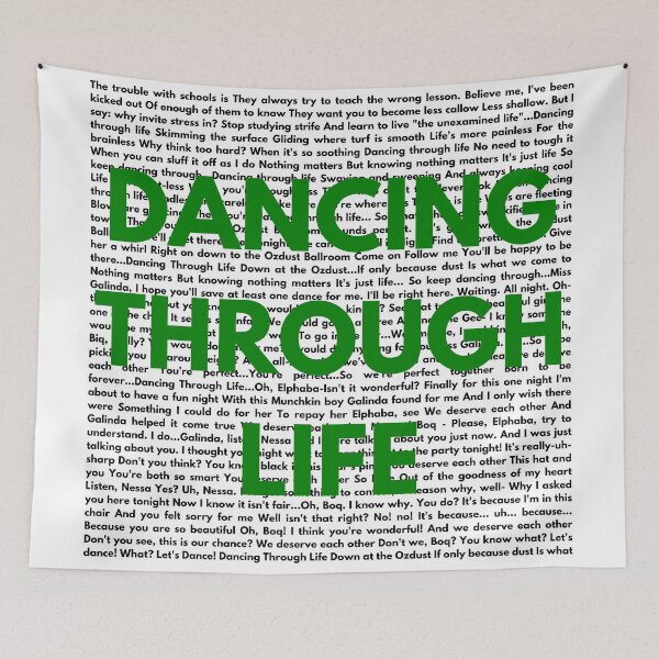 Item preview, Wicked lyrics designed and sold by broadwaygirl142.
