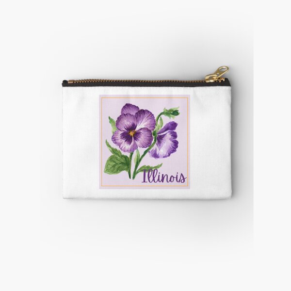 Artikelvorschau, Illinois State Flower Violet Klassisches T-Shirt Aufkleber entworfen und verkauft von ThinkNature!.