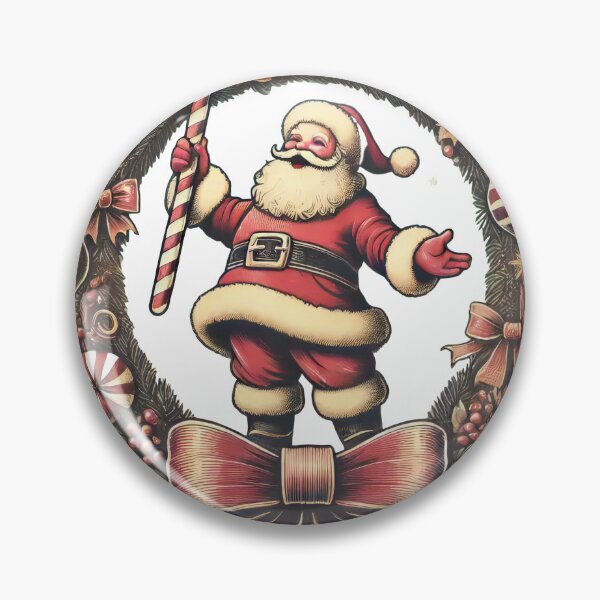 Artikelvorschau, Weihnachtsmann im Weihnachtskranz mit Zuckerstangenkunst entworfen und verkauft von lubushop1.