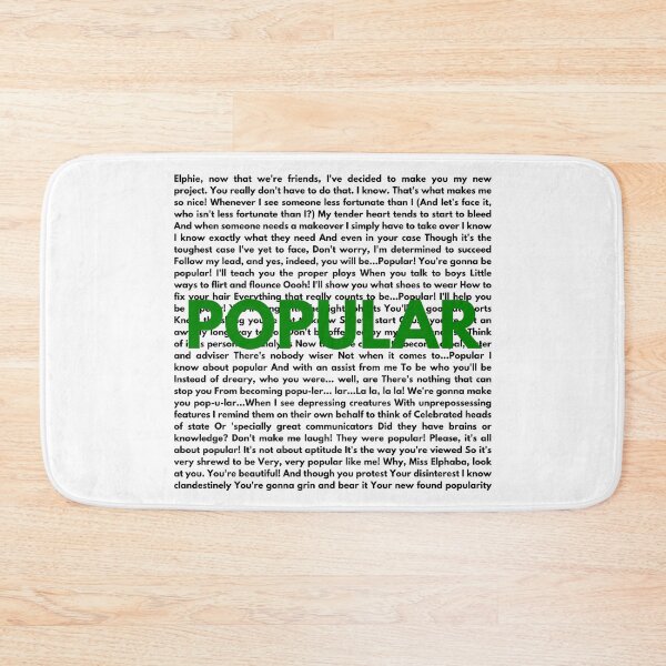 Item preview, Wicked lyrics designed and sold by broadwaygirl142.