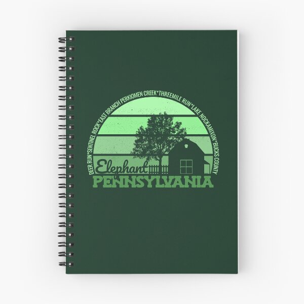 Item preview, Elephant Pennsylvania Sunset Retro Vintage Local Pride Logo designed and sold by CRHPOD20.