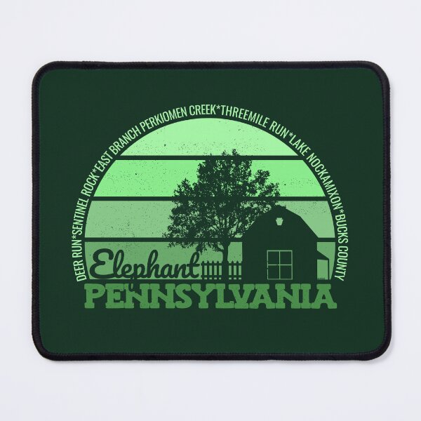 Item preview, Elephant Pennsylvania Sunset Retro Vintage Local Pride Logo designed and sold by CRHPOD20.