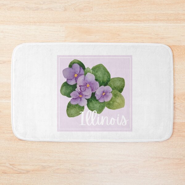 Artikelvorschau, Illinois State Flower Violet Klassisches T-Shirt Aufkleber entworfen und verkauft von ThinkNature!.