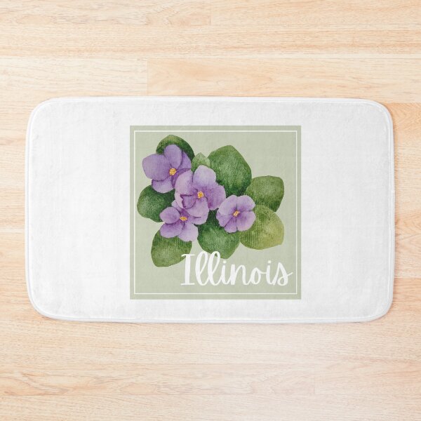 Artikelvorschau, Illinois State Flower Violet Klassisches T-Shirt Aufkleber entworfen und verkauft von ThinkNature!.