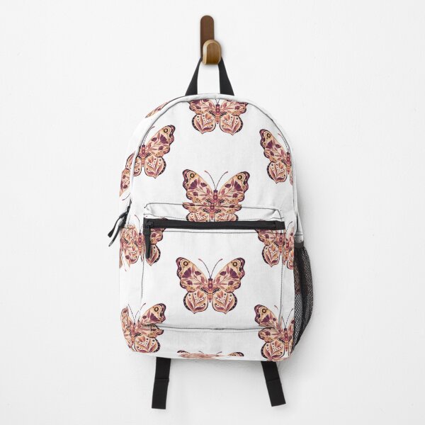Item preview, Boho folk art floral butterfly designed and sold by pinkyfish1010.