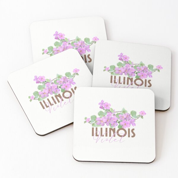 Artikelvorschau, Illinois State Flower Violet Klassisches T-Shirt Aufkleber entworfen und verkauft von ThinkNature!.