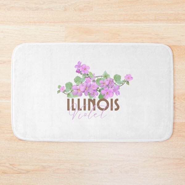 Artikelvorschau, Illinois State Flower Violet Klassisches T-Shirt Aufkleber entworfen und verkauft von ThinkNature!.