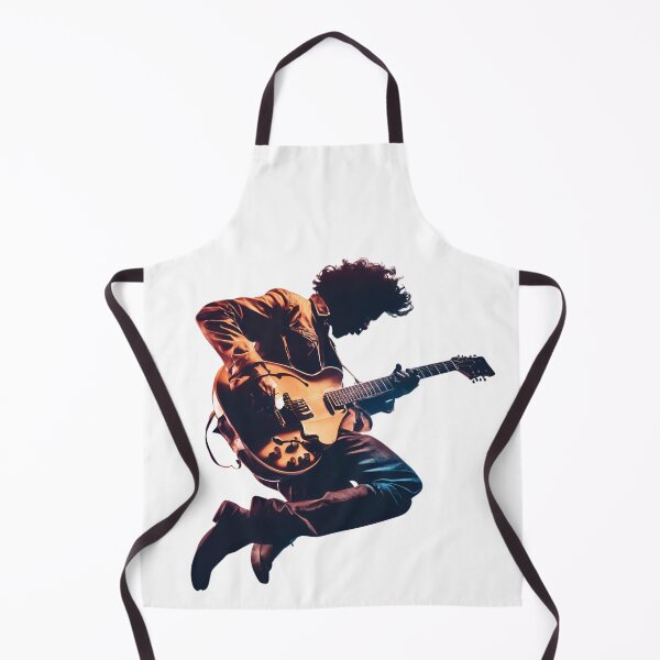 Item preview, Retro 90s Guitarist Jumping on Stage designed and sold by Jasava Shop.