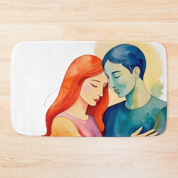 Item preview, Watercolor art couple 01 designed and sold by Alan Javier Cordoba Espinosa.