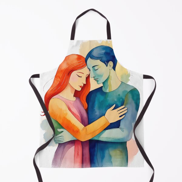 Item preview, Watercolor art couple 01 designed and sold by Alan Javier Cordoba Espinosa.