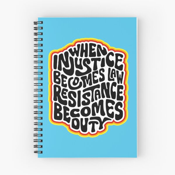 Item preview, When Injustice Becomes Law Resistance Becomes Duty Word Art designed and sold by Unhinged Heather.