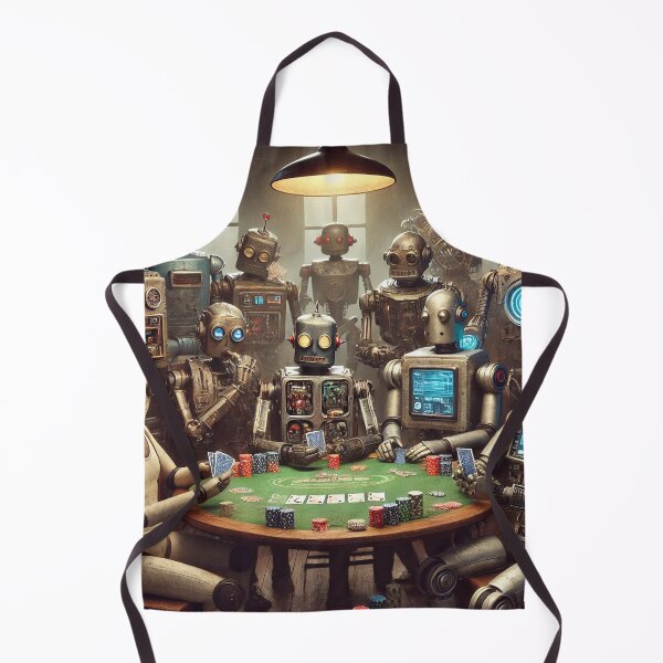 Item preview, High-Stakes Robot Poker Game designed and sold by Nerdy-Tees.