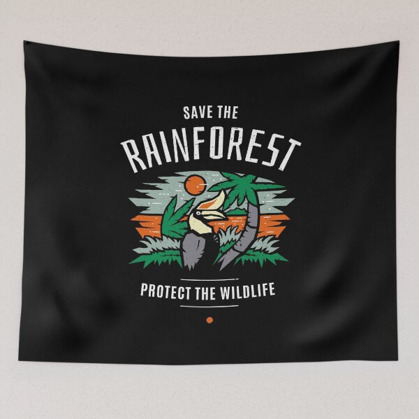 Item preview, Save the Rainforest Protect the Wildlife designed and sold by Bangtees.