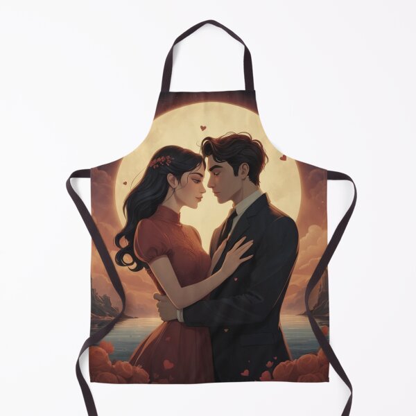 Item preview, Romantic Moonlight Hug: A Lover's Embrace designed and sold by choder61.