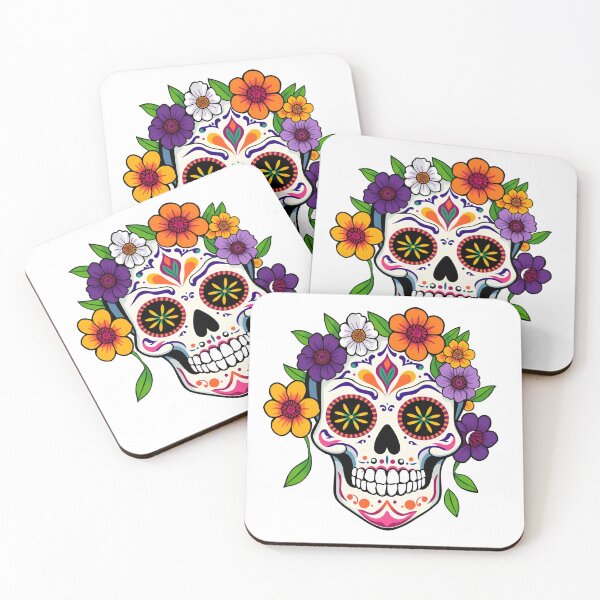 Item preview, Vibrant Catrina Skull designed and sold by JAMESAMORN.