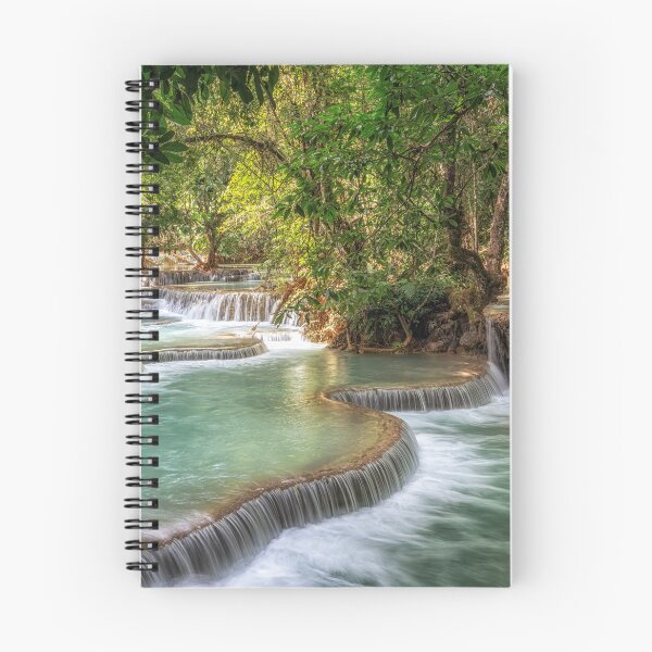 Item preview, Kuang Si Waterfalls Turquoise Water Pools designed and sold by aaronchoi.
