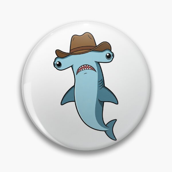 Item preview, Cowboy Hammerhead Shark designed and sold by Hungry Hungry  Buffalo.